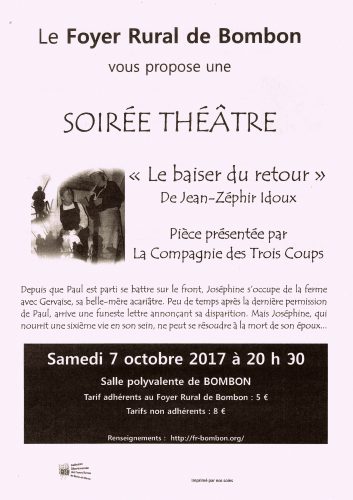 Soirée théâtre 7 octobre 2017_