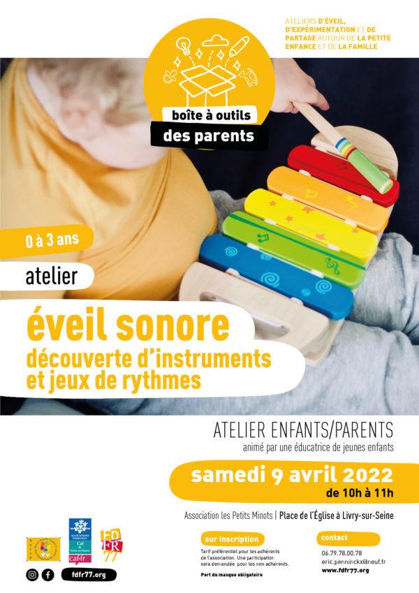 Atelier Parents/Enfants - Eveil sonore, découverte d'instruments et jeux de rythmes